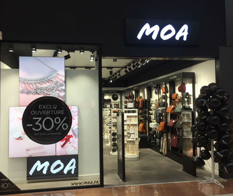 Franchise Moa, ouvrir une franchise Accessoires de mode Bijoux Montres