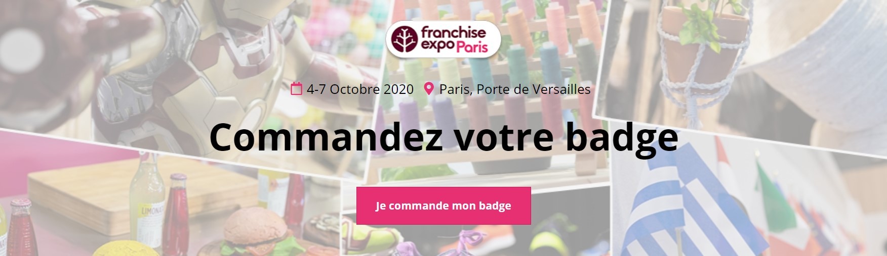 Franchise Expo Paris 2020 badge 