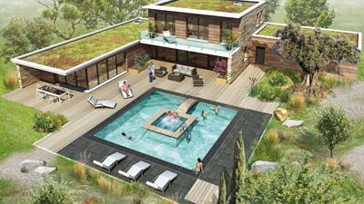 Concept B-io de la franchise Aquilus Piscines