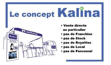 Franchise Kalina alimentation chien chat chevaux